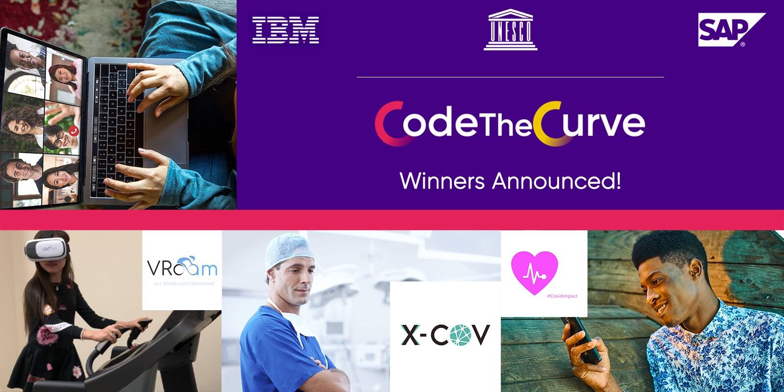CodeTheCurve winners banner