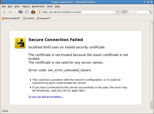 firefox developer edition connection not secure