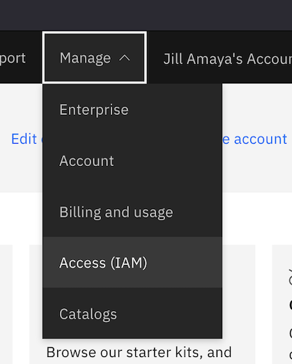 Manage access