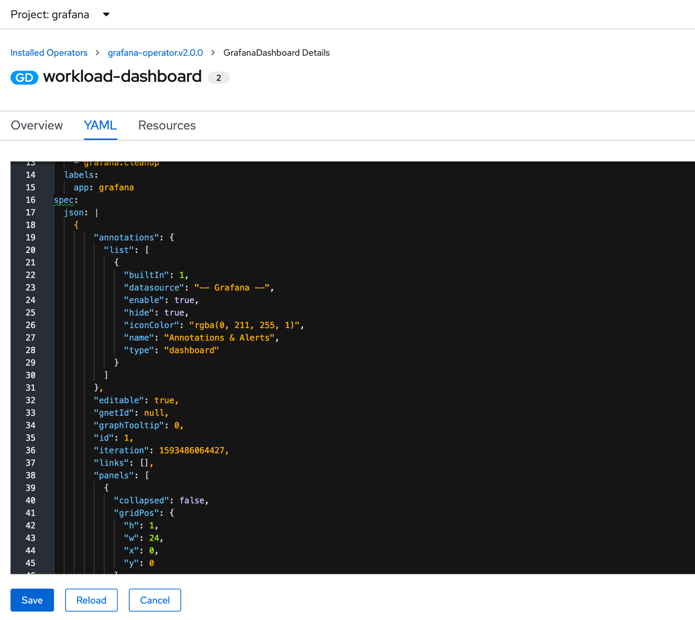 Build efficient Grafana dashboards from the builtin Prometheus of