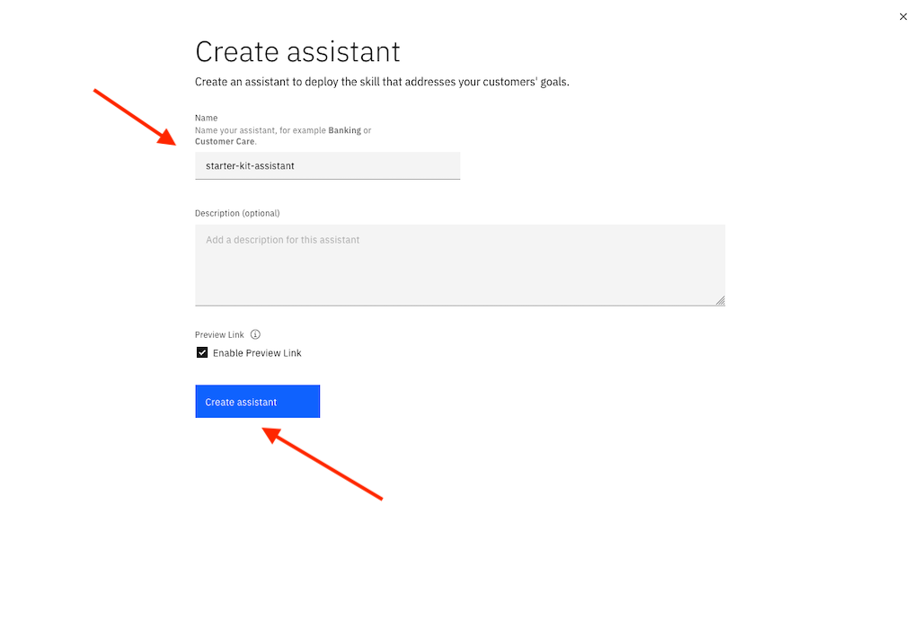 Create Assistant