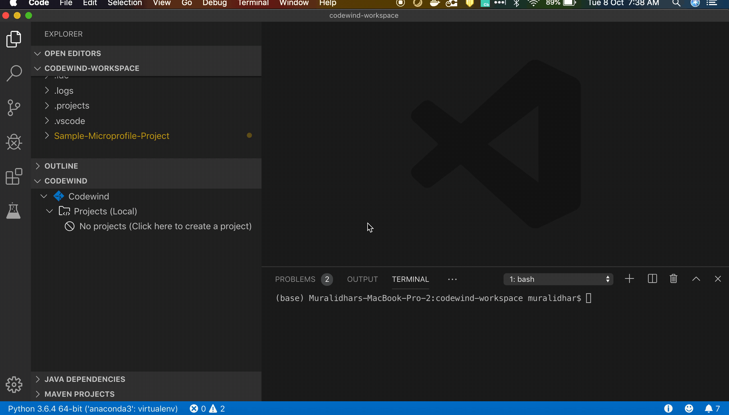 VSCode Create Project