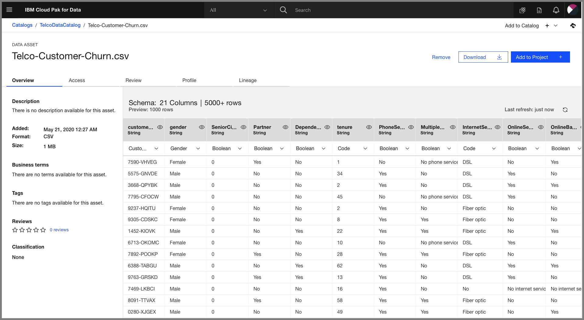 Find, prepare, and understand data with Watson Knowledge Catalog IBM Developer