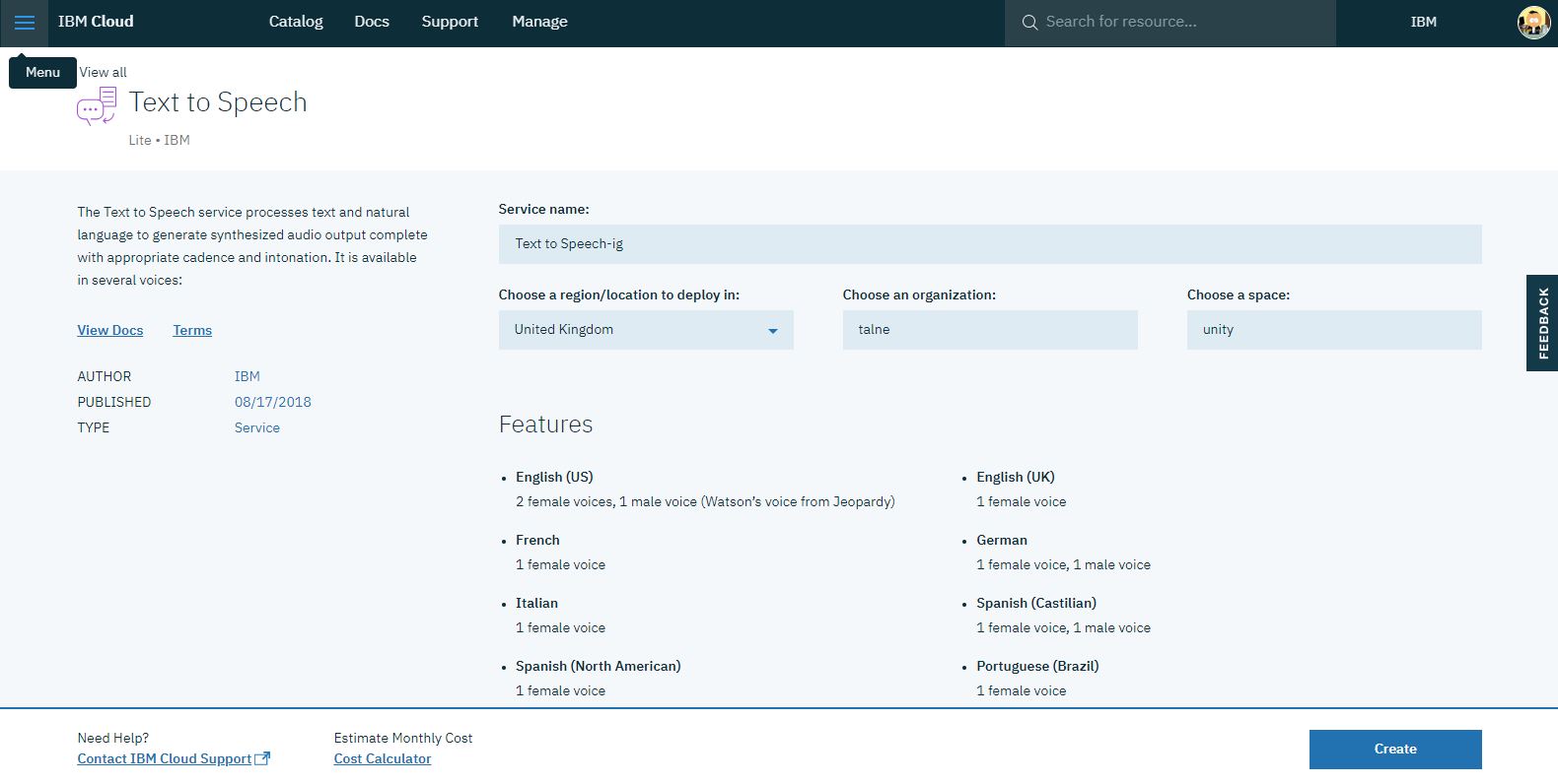 Watson text to Speech Demo. IBM Watson natural language understanding. Mel to Speech text to Speech.